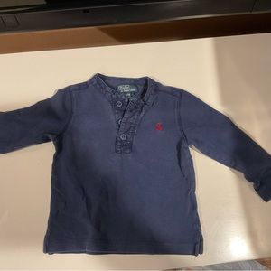 Boys Ralph Lauren henley top 24 mths